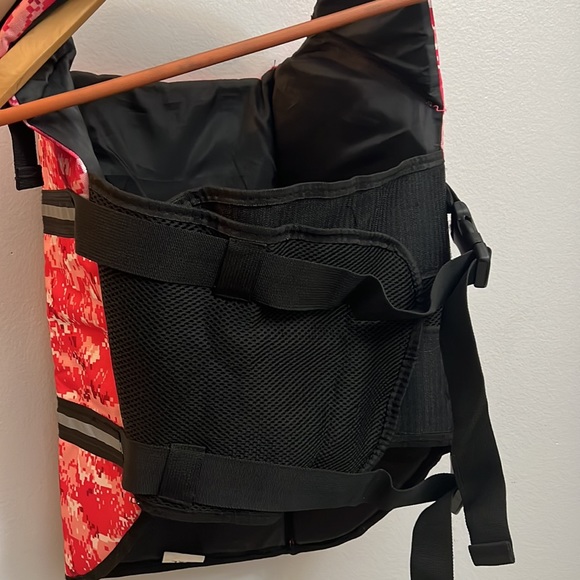 Dog Life Jackets with Extra Padding Pet Safety Camo Pink, XXL - Picture 5 of 6